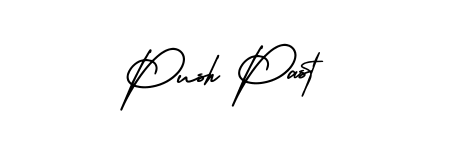 Create a beautiful signature design for name Push Past. With this signature (AmerikaSignatureDemo-Regular) fonts, you can make a handwritten signature for free. Push Past signature style 3 images and pictures png
