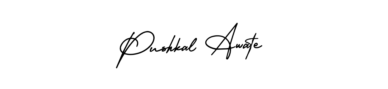 Make a beautiful signature design for name Pushkal Awate. Use this online signature maker to create a handwritten signature for free. Pushkal Awate signature style 3 images and pictures png