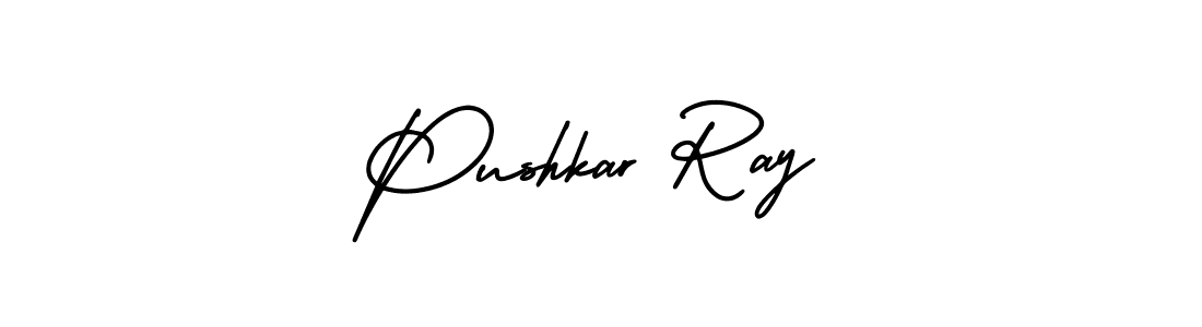 Best and Professional Signature Style for Pushkar Ray. AmerikaSignatureDemo-Regular Best Signature Style Collection. Pushkar Ray signature style 3 images and pictures png