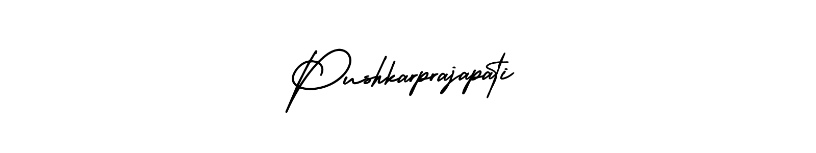 Make a beautiful signature design for name Pushkarprajapati. Use this online signature maker to create a handwritten signature for free. Pushkarprajapati signature style 3 images and pictures png