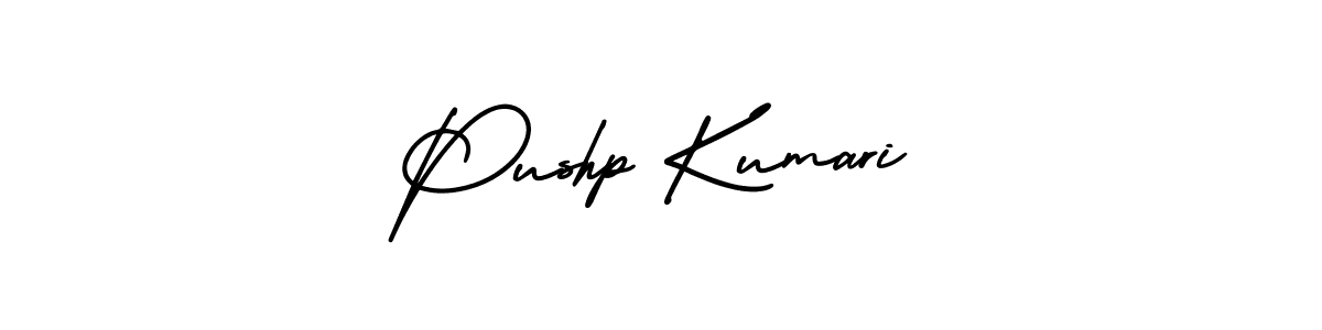 Design your own signature with our free online signature maker. With this signature software, you can create a handwritten (AmerikaSignatureDemo-Regular) signature for name Pushp Kumari. Pushp Kumari signature style 3 images and pictures png