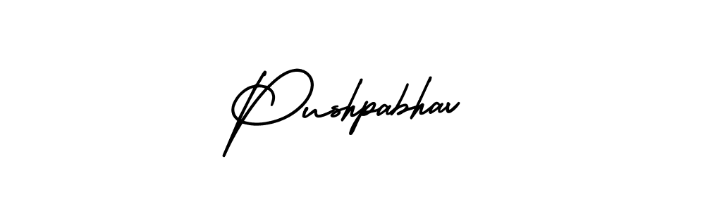 How to make Pushpabhav signature? AmerikaSignatureDemo-Regular is a professional autograph style. Create handwritten signature for Pushpabhav name. Pushpabhav signature style 3 images and pictures png