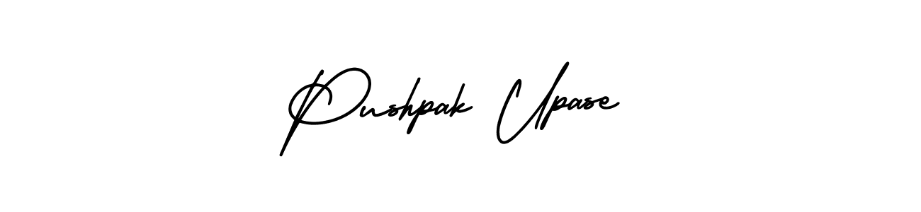 Create a beautiful signature design for name Pushpak Upase. With this signature (AmerikaSignatureDemo-Regular) fonts, you can make a handwritten signature for free. Pushpak Upase signature style 3 images and pictures png