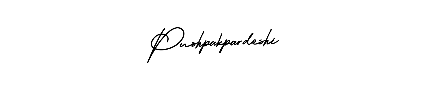How to make Pushpakpardeshi signature? AmerikaSignatureDemo-Regular is a professional autograph style. Create handwritten signature for Pushpakpardeshi name. Pushpakpardeshi signature style 3 images and pictures png