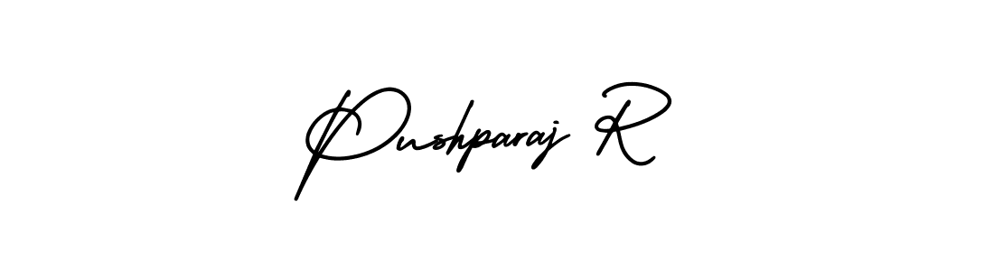 Use a signature maker to create a handwritten signature online. With this signature software, you can design (AmerikaSignatureDemo-Regular) your own signature for name Pushparaj R. Pushparaj R signature style 3 images and pictures png