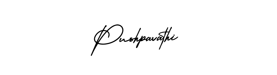 Also we have Pushpavathi name is the best signature style. Create professional handwritten signature collection using AmerikaSignatureDemo-Regular autograph style. Pushpavathi signature style 3 images and pictures png