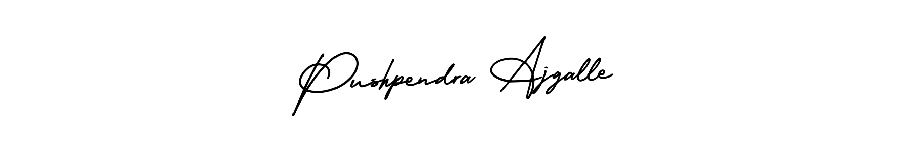 It looks lik you need a new signature style for name Pushpendra Ajgalle. Design unique handwritten (AmerikaSignatureDemo-Regular) signature with our free signature maker in just a few clicks. Pushpendra Ajgalle signature style 3 images and pictures png