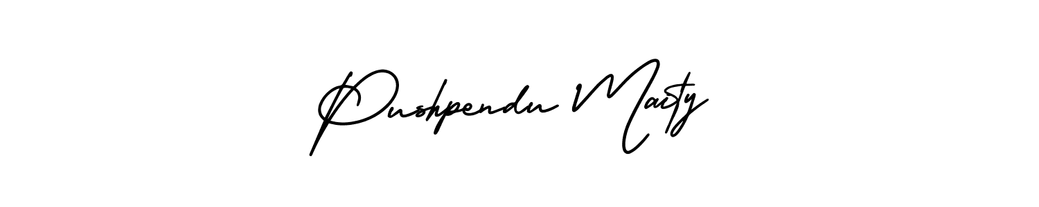 Use a signature maker to create a handwritten signature online. With this signature software, you can design (AmerikaSignatureDemo-Regular) your own signature for name Pushpendu Maity. Pushpendu Maity signature style 3 images and pictures png