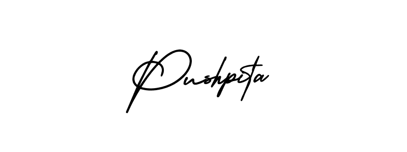 Make a beautiful signature design for name Pushpita. Use this online signature maker to create a handwritten signature for free. Pushpita signature style 3 images and pictures png