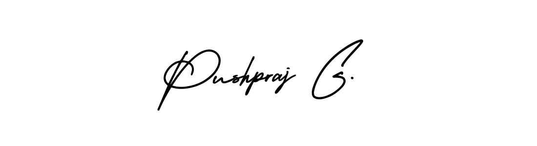 It looks lik you need a new signature style for name Pushpraj G.. Design unique handwritten (AmerikaSignatureDemo-Regular) signature with our free signature maker in just a few clicks. Pushpraj G. signature style 3 images and pictures png