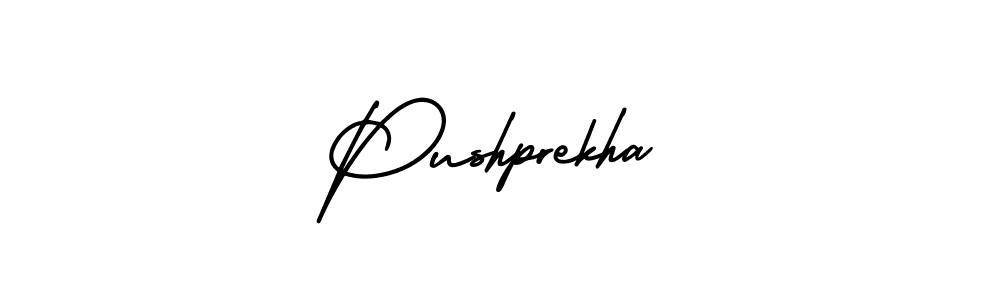 Design your own signature with our free online signature maker. With this signature software, you can create a handwritten (AmerikaSignatureDemo-Regular) signature for name Pushprekha. Pushprekha signature style 3 images and pictures png