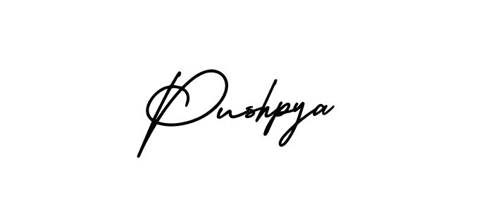 This is the best signature style for the Pushpya name. Also you like these signature font (AmerikaSignatureDemo-Regular). Mix name signature. Pushpya signature style 3 images and pictures png