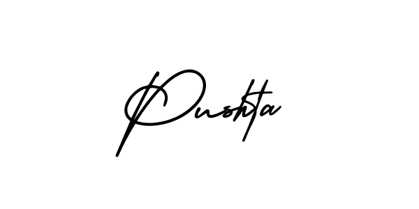 Make a beautiful signature design for name Pushta. Use this online signature maker to create a handwritten signature for free. Pushta signature style 3 images and pictures png