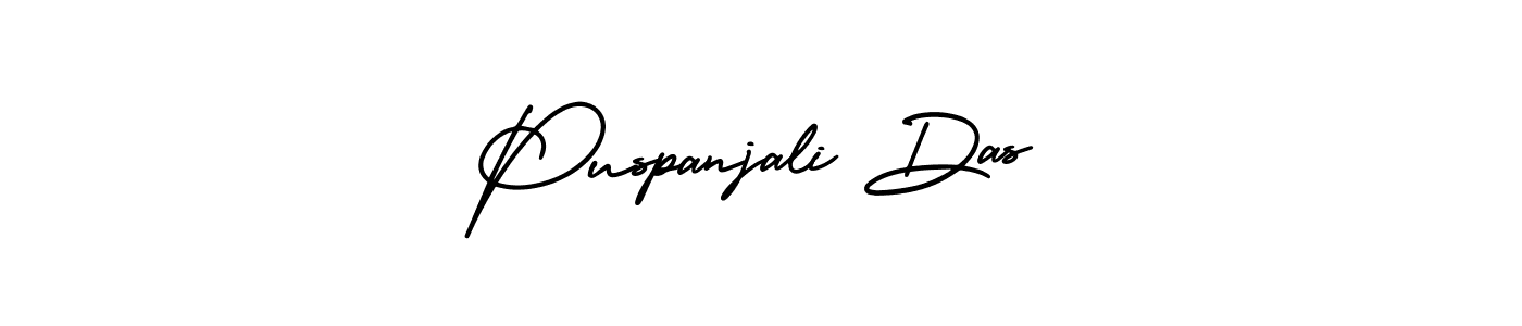 Design your own signature with our free online signature maker. With this signature software, you can create a handwritten (AmerikaSignatureDemo-Regular) signature for name Puspanjali Das. Puspanjali Das signature style 3 images and pictures png