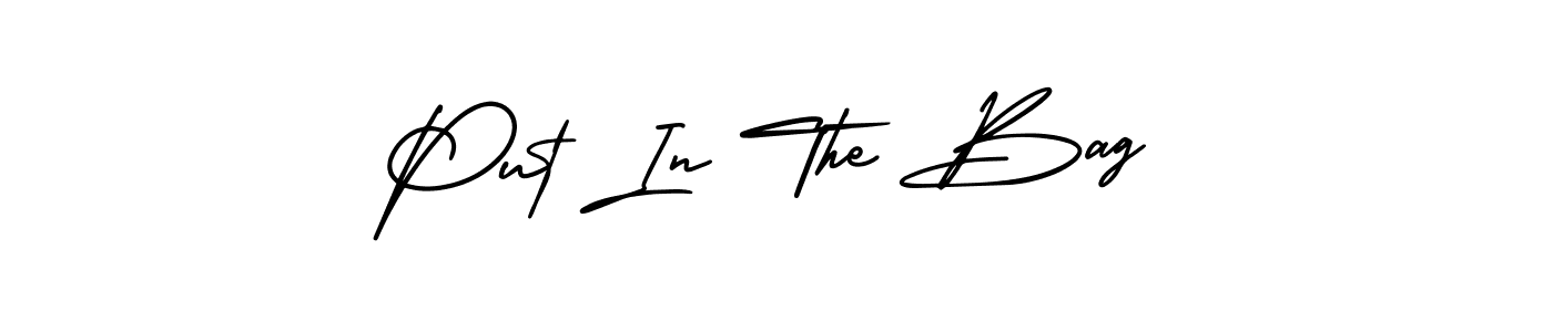 It looks lik you need a new signature style for name Put In The Bag. Design unique handwritten (AmerikaSignatureDemo-Regular) signature with our free signature maker in just a few clicks. Put In The Bag signature style 3 images and pictures png