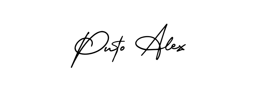 Best and Professional Signature Style for Puto Alex. AmerikaSignatureDemo-Regular Best Signature Style Collection. Puto Alex signature style 3 images and pictures png