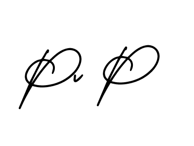 It looks lik you need a new signature style for name Pv P. Design unique handwritten (AmerikaSignatureDemo-Regular) signature with our free signature maker in just a few clicks. Pv P signature style 3 images and pictures png