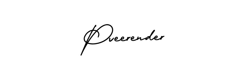 Design your own signature with our free online signature maker. With this signature software, you can create a handwritten (AmerikaSignatureDemo-Regular) signature for name Pveerender. Pveerender signature style 3 images and pictures png