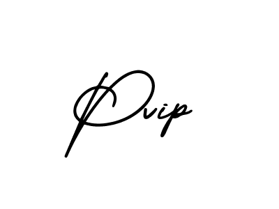 Create a beautiful signature design for name Pvip. With this signature (AmerikaSignatureDemo-Regular) fonts, you can make a handwritten signature for free. Pvip signature style 3 images and pictures png