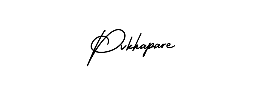 Make a beautiful signature design for name Pvkhapare. Use this online signature maker to create a handwritten signature for free. Pvkhapare signature style 3 images and pictures png