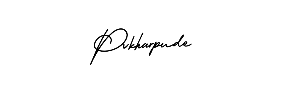 Make a beautiful signature design for name Pvkharpude. With this signature (AmerikaSignatureDemo-Regular) style, you can create a handwritten signature for free. Pvkharpude signature style 3 images and pictures png