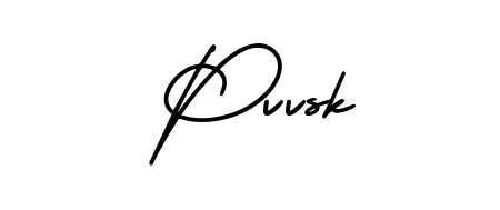 Create a beautiful signature design for name Pvvsk. With this signature (AmerikaSignatureDemo-Regular) fonts, you can make a handwritten signature for free. Pvvsk signature style 3 images and pictures png