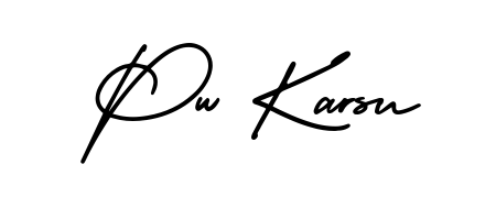 If you are searching for the best signature style for your name Pw Karsu, here we have designed multiple signature styles using AmerikaSignatureDemo-Regular. Pw Karsu signature style 3 images and pictures png