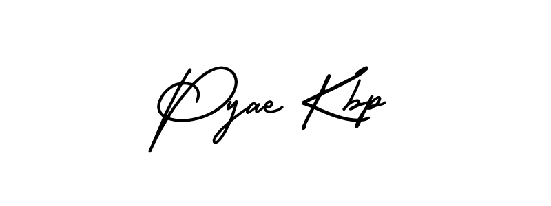 How to Draw Pyae Kbp signature style? AmerikaSignatureDemo-Regular is a latest design signature styles for name Pyae Kbp. Pyae Kbp signature style 3 images and pictures png