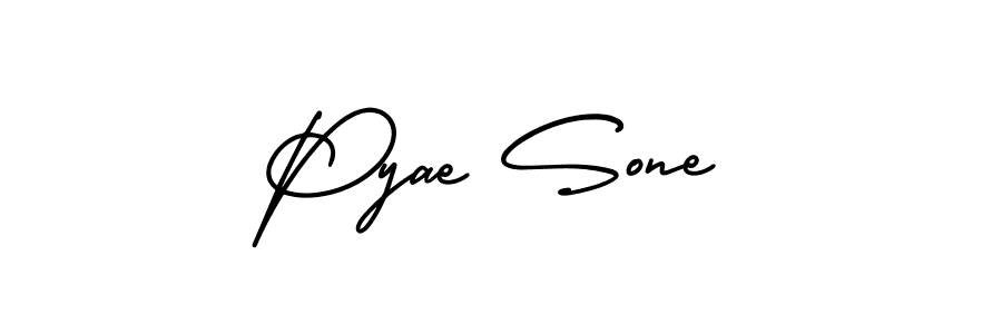 Make a beautiful signature design for name Pyae Sone. Use this online signature maker to create a handwritten signature for free. Pyae Sone signature style 3 images and pictures png
