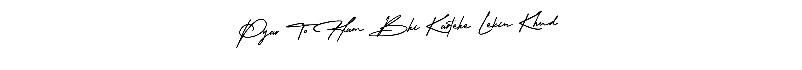 AmerikaSignatureDemo-Regular is a professional signature style that is perfect for those who want to add a touch of class to their signature. It is also a great choice for those who want to make their signature more unique. Get Pyar To Ham Bhi Kartehe Lekin Khud name to fancy signature for free. Pyar To Ham Bhi Kartehe Lekin Khud signature style 3 images and pictures png