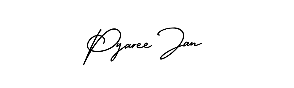 Also You can easily find your signature by using the search form. We will create Pyaree Jan name handwritten signature images for you free of cost using AmerikaSignatureDemo-Regular sign style. Pyaree Jan signature style 3 images and pictures png
