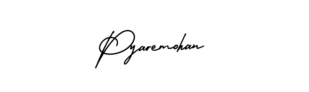 Use a signature maker to create a handwritten signature online. With this signature software, you can design (AmerikaSignatureDemo-Regular) your own signature for name Pyaremohan. Pyaremohan signature style 3 images and pictures png