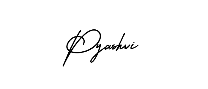 AmerikaSignatureDemo-Regular is a professional signature style that is perfect for those who want to add a touch of class to their signature. It is also a great choice for those who want to make their signature more unique. Get Pyashvi name to fancy signature for free. Pyashvi signature style 3 images and pictures png