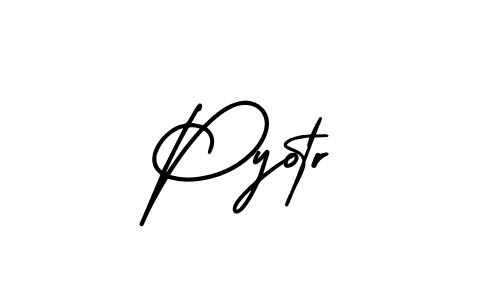 The best way (AmerikaSignatureDemo-Regular) to make a short signature is to pick only two or three words in your name. The name Pyotr include a total of six letters. For converting this name. Pyotr signature style 3 images and pictures png