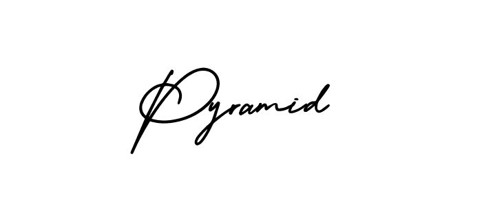 Create a beautiful signature design for name Pyramid. With this signature (AmerikaSignatureDemo-Regular) fonts, you can make a handwritten signature for free. Pyramid signature style 3 images and pictures png