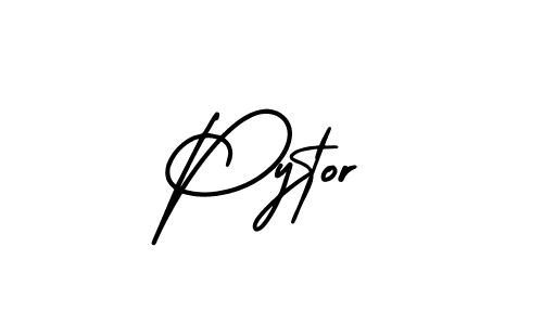 How to make Pytor signature? AmerikaSignatureDemo-Regular is a professional autograph style. Create handwritten signature for Pytor name. Pytor signature style 3 images and pictures png