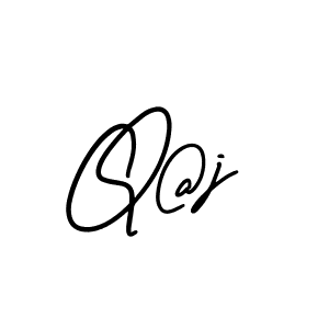 Also we have Q@j name is the best signature style. Create professional handwritten signature collection using AmerikaSignatureDemo-Regular autograph style. Q@j signature style 3 images and pictures png