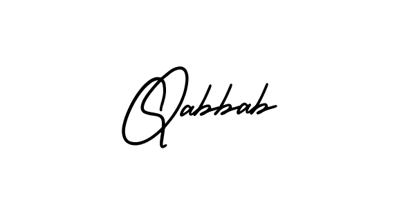 Also we have Qabbab name is the best signature style. Create professional handwritten signature collection using AmerikaSignatureDemo-Regular autograph style. Qabbab signature style 3 images and pictures png