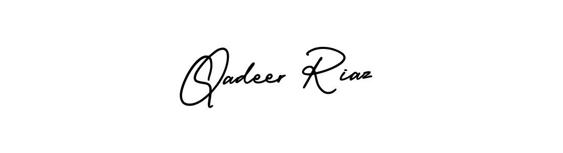 Here are the top 10 professional signature styles for the name Qadeer Riaz. These are the best autograph styles you can use for your name. Qadeer Riaz signature style 3 images and pictures png