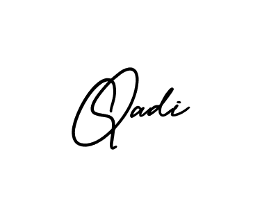 Best and Professional Signature Style for Qadi. AmerikaSignatureDemo-Regular Best Signature Style Collection. Qadi signature style 3 images and pictures png