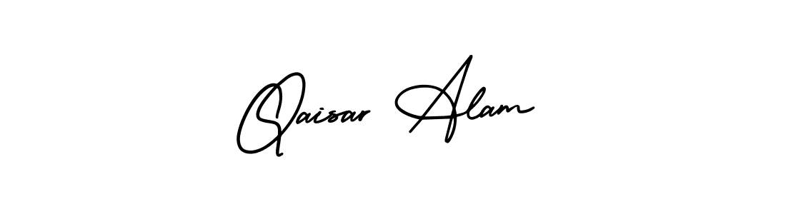 Qaisar Alam stylish signature style. Best Handwritten Sign (AmerikaSignatureDemo-Regular) for my name. Handwritten Signature Collection Ideas for my name Qaisar Alam. Qaisar Alam signature style 3 images and pictures png