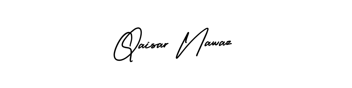 Design your own signature with our free online signature maker. With this signature software, you can create a handwritten (AmerikaSignatureDemo-Regular) signature for name Qaisar Nawaz. Qaisar Nawaz signature style 3 images and pictures png