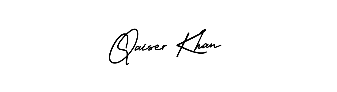 How to Draw Qaiser Khan signature style? AmerikaSignatureDemo-Regular is a latest design signature styles for name Qaiser Khan. Qaiser Khan signature style 3 images and pictures png