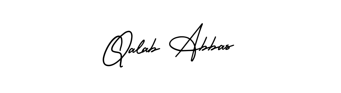 Also we have Qalab Abbas name is the best signature style. Create professional handwritten signature collection using AmerikaSignatureDemo-Regular autograph style. Qalab Abbas signature style 3 images and pictures png