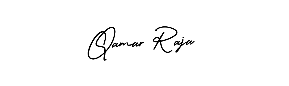 Best and Professional Signature Style for Qamar Raja. AmerikaSignatureDemo-Regular Best Signature Style Collection. Qamar Raja signature style 3 images and pictures png