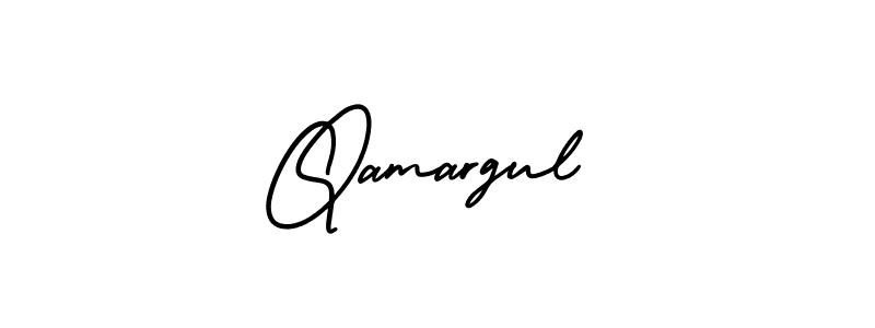 Make a beautiful signature design for name Qamargul. With this signature (AmerikaSignatureDemo-Regular) style, you can create a handwritten signature for free. Qamargul signature style 3 images and pictures png