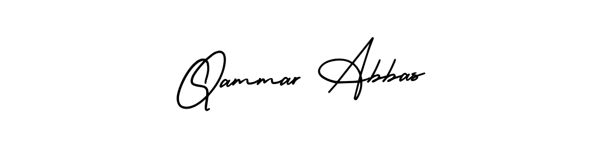 This is the best signature style for the Qammar Abbas name. Also you like these signature font (AmerikaSignatureDemo-Regular). Mix name signature. Qammar Abbas signature style 3 images and pictures png