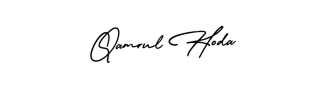 Make a beautiful signature design for name Qamrul Hoda. Use this online signature maker to create a handwritten signature for free. Qamrul Hoda signature style 3 images and pictures png