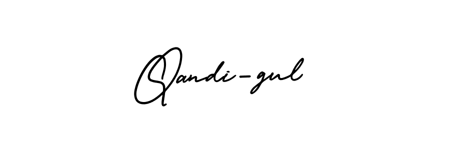 You can use this online signature creator to create a handwritten signature for the name Qandi-gul. This is the best online autograph maker. Qandi-gul signature style 3 images and pictures png