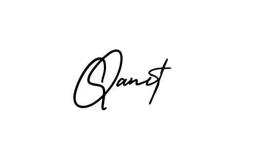 if you are searching for the best signature style for your name Qanit. so please give up your signature search. here we have designed multiple signature styles  using AmerikaSignatureDemo-Regular. Qanit signature style 3 images and pictures png